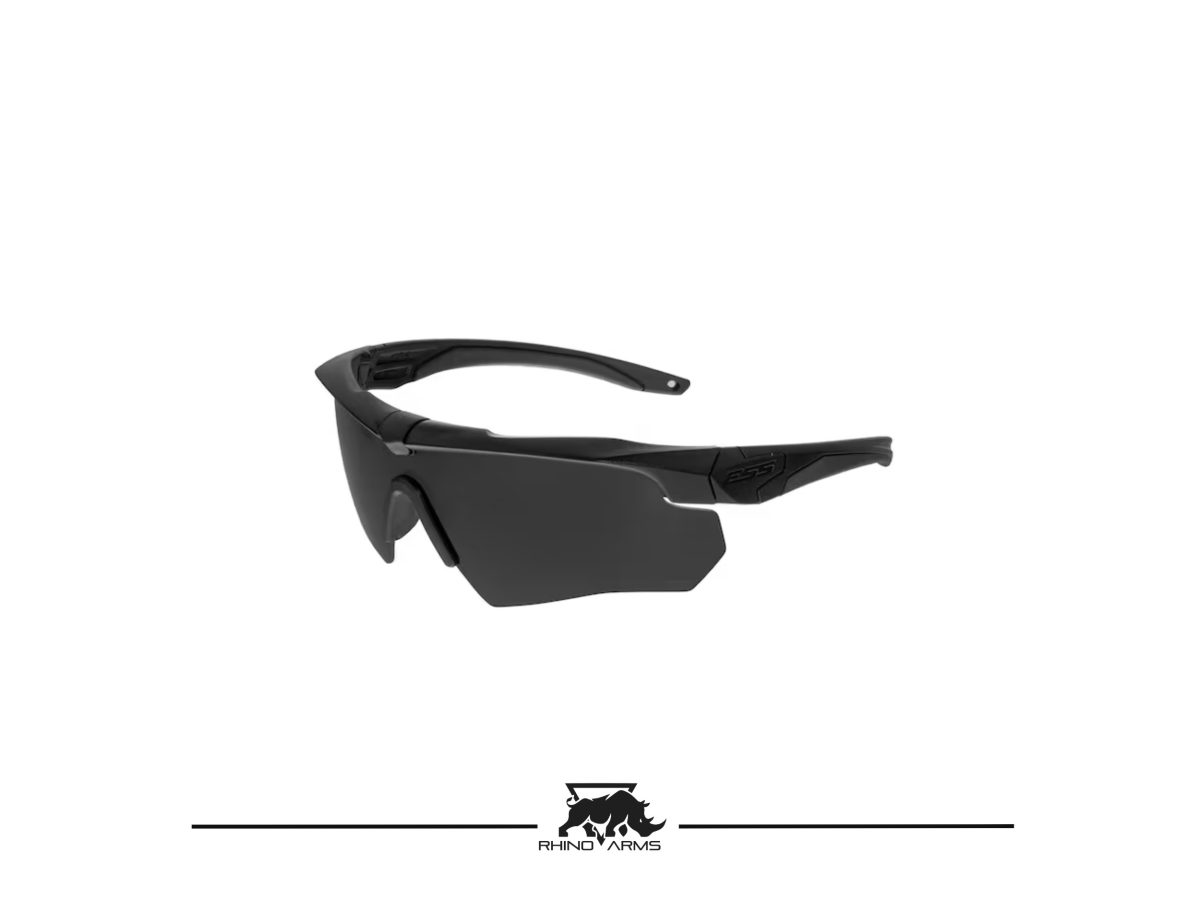Rhino Arms ESS Crossbow Polarized Ballistic Glasses Kit in black.